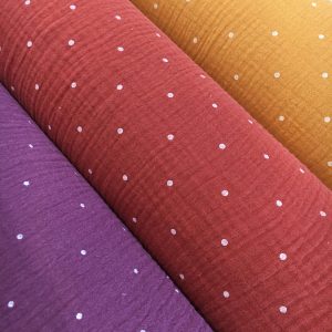Purple Spots - Double Gauze