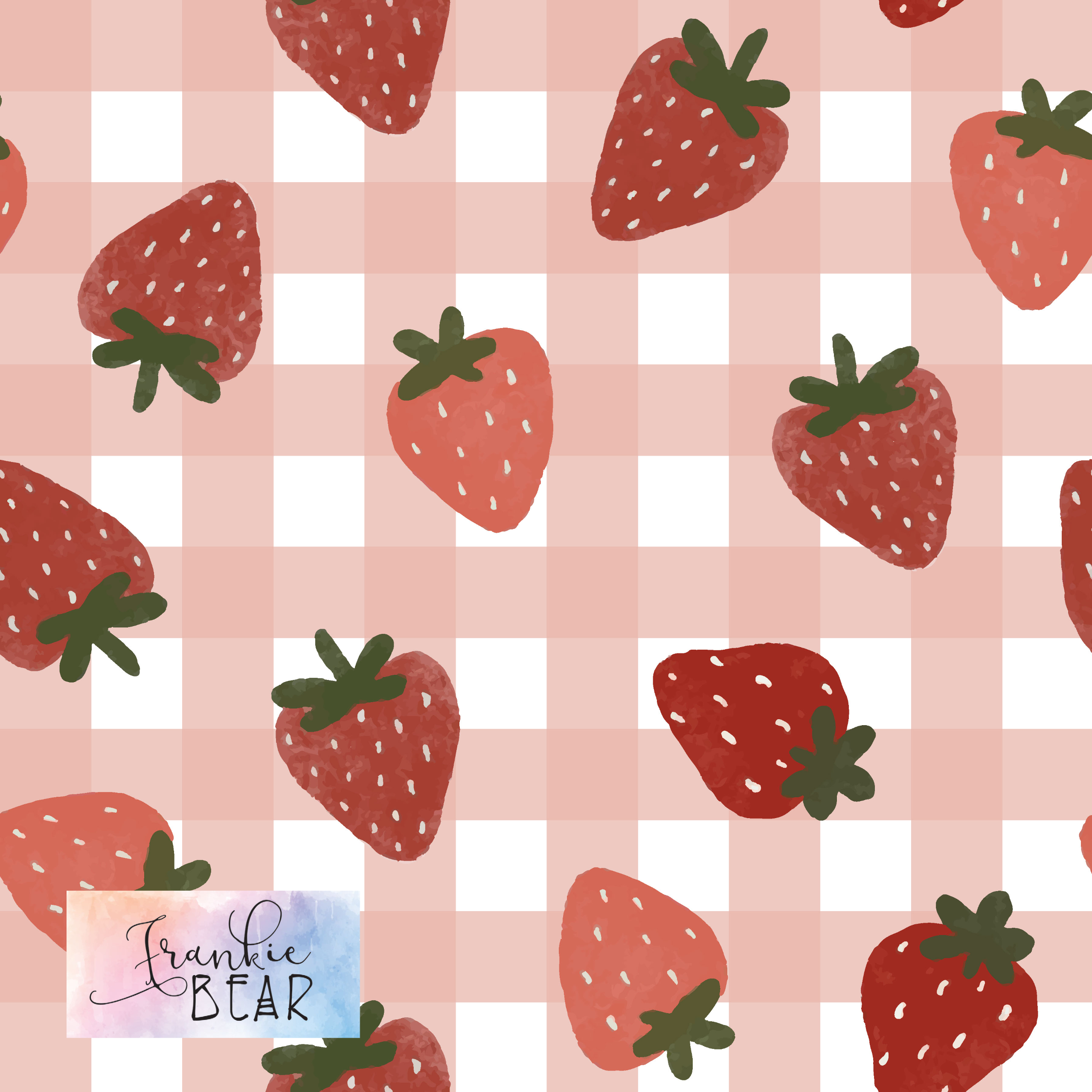 Strawberries - Woven