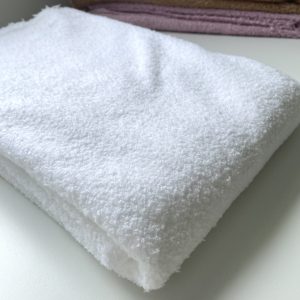 White Fluffy Knit - 89cm Remnant