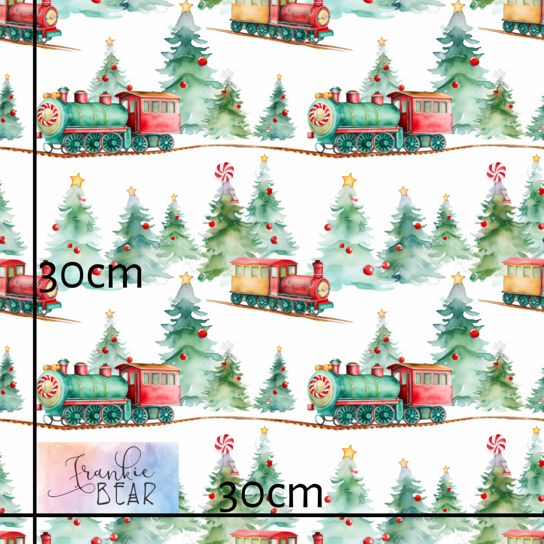 Christmas Train - Woven - Image 4