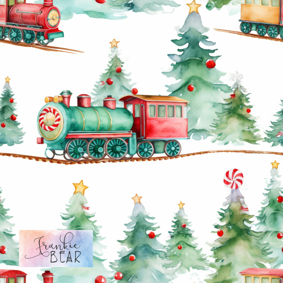 Christmas Train - Woven