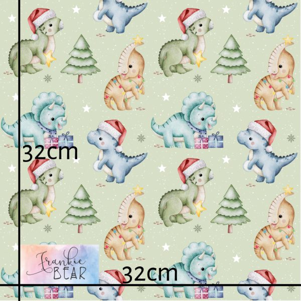 Roarsome Christmas - Woven - Image 4