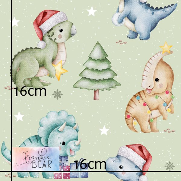 Roarsome Christmas - Woven - Image 2
