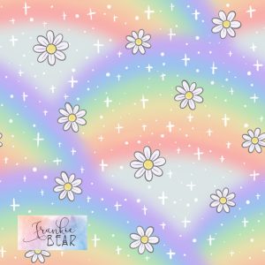 Space Daisies Knit - 32cm Remnant