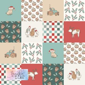 Christmas Farm Quilt - Woven