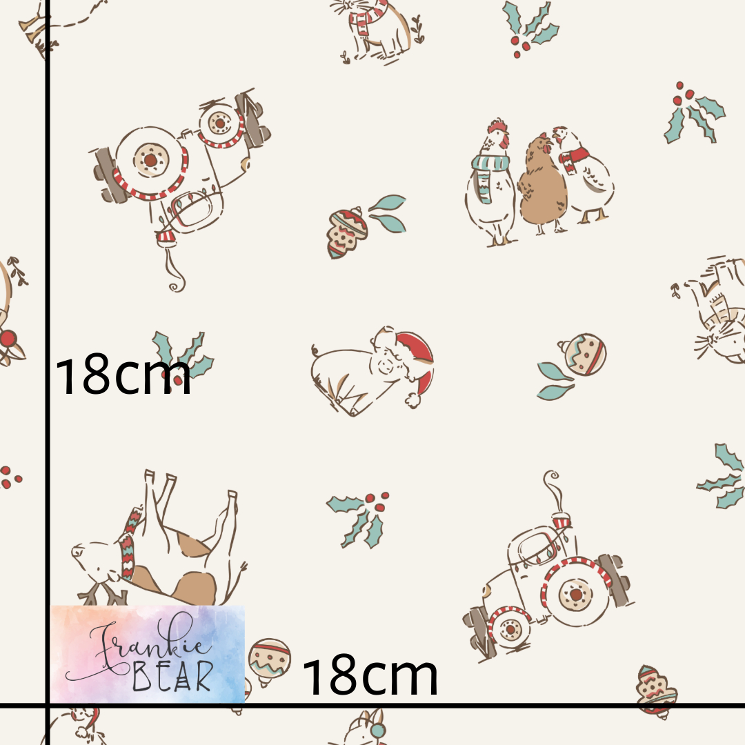 Christmas Farm - Woven - Image 2