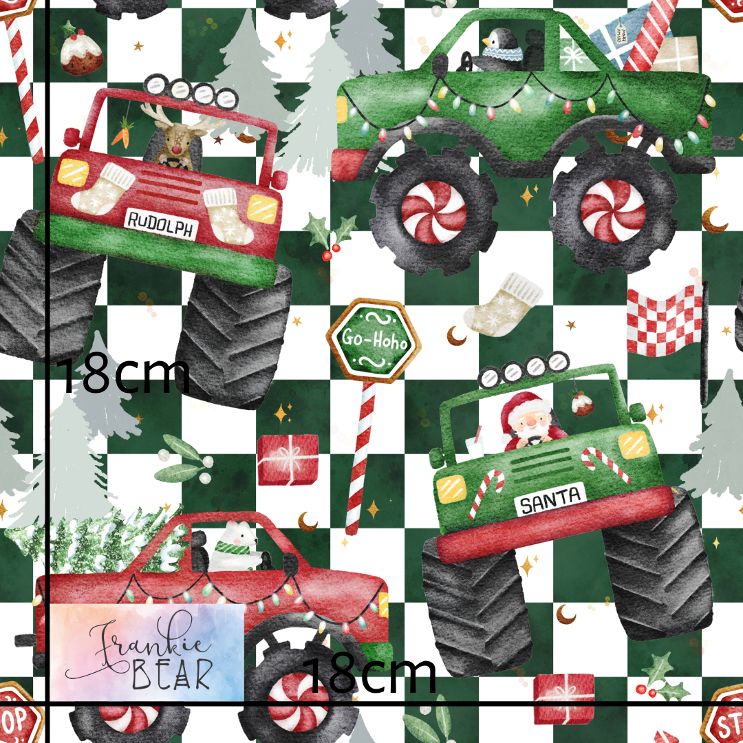 Santa's Trucks - Woven - Image 2
