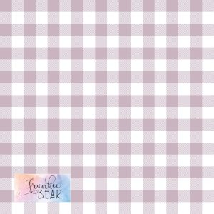 Mauve Gingham - Knit