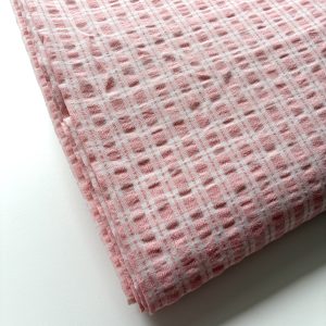 Pink Check - Seersucker