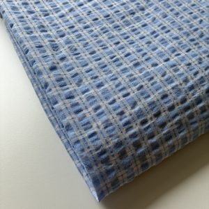 Blue Check - Seersucker